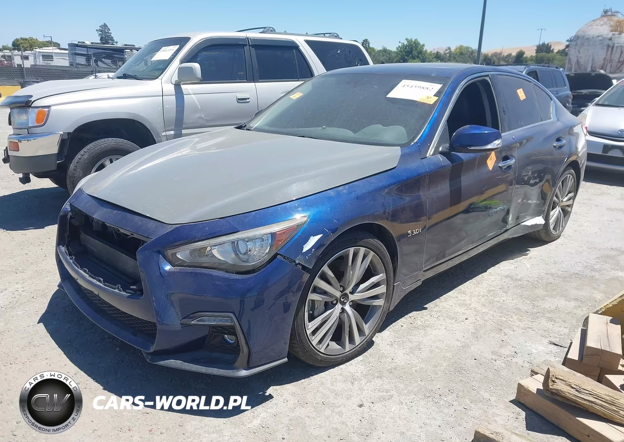 2017 Infiniti Q50 3.0T Red Sport 400 VIN:JN1FV7AP2HM850414 - 2