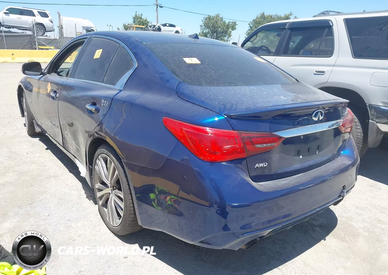 2017 Infiniti Q50 3.0T Red Sport 400 VIN:JN1FV7AP2HM850414 - 3