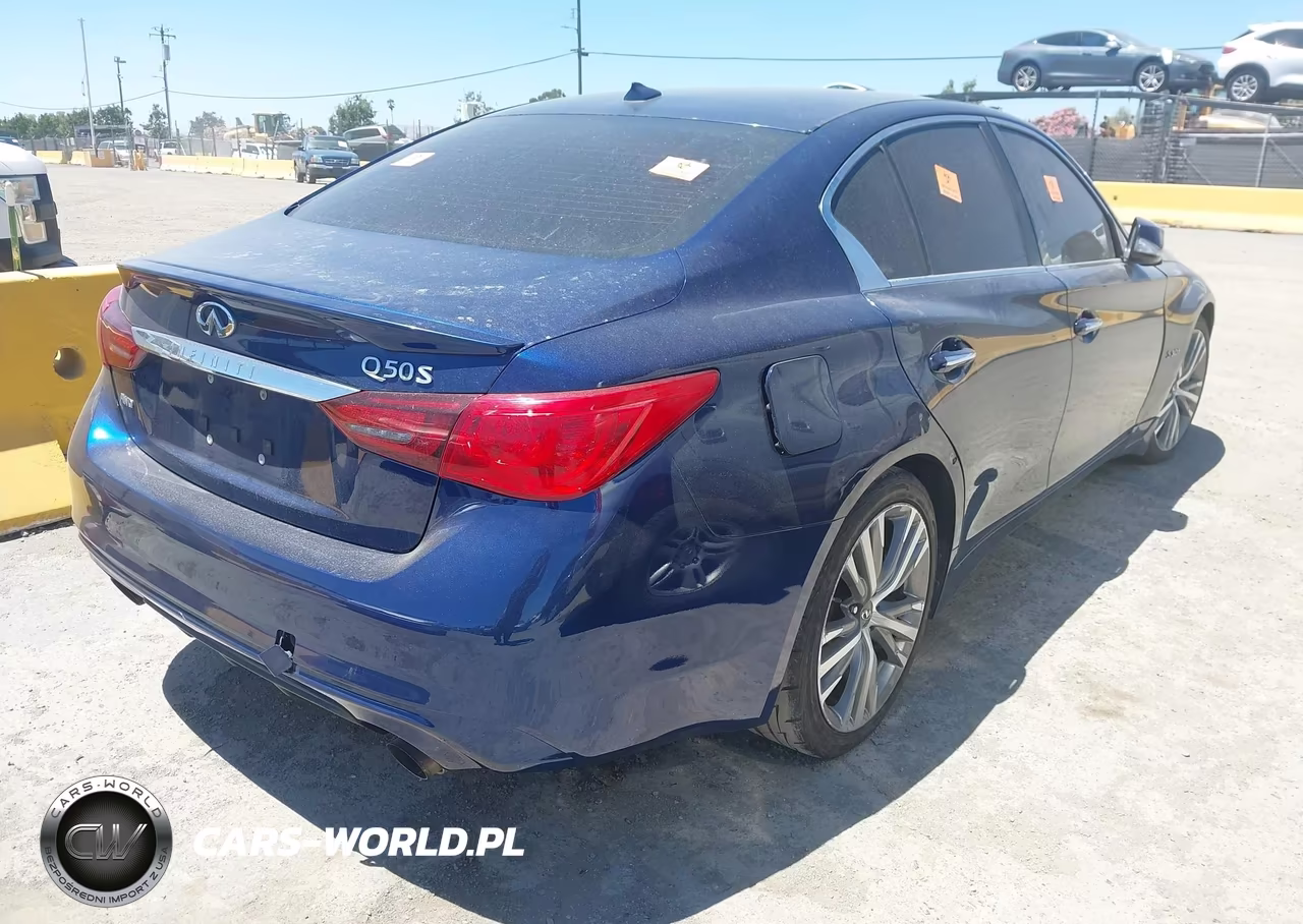 2017 Infiniti Q50 3.0T Red Sport 400 VIN:JN1FV7AP2HM850414 - 4