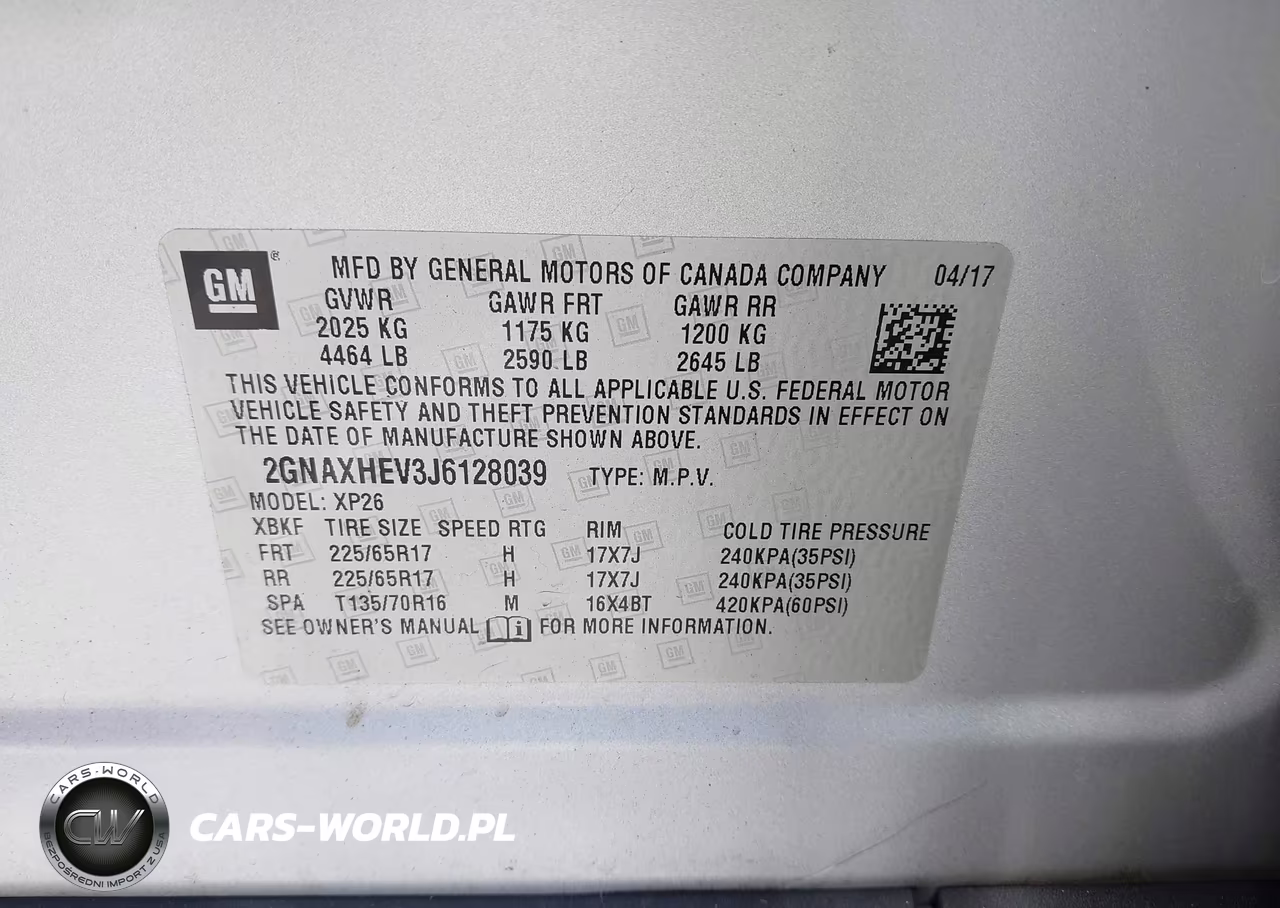 2018 Chevrolet Equinox Ls VIN:2GNAXHEV3J6128039 - 9