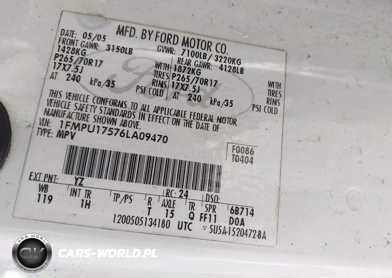 2006 Ford Expedition Eddie Bauer-King Ranch VIN:1FMPU17576LA09470 - 9