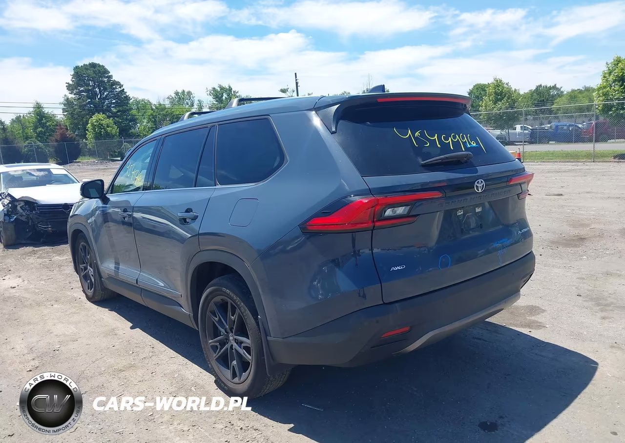 2024 Toyota Grand Highlander Platinum VIN:5TDAAAB54RS030841 - 3
