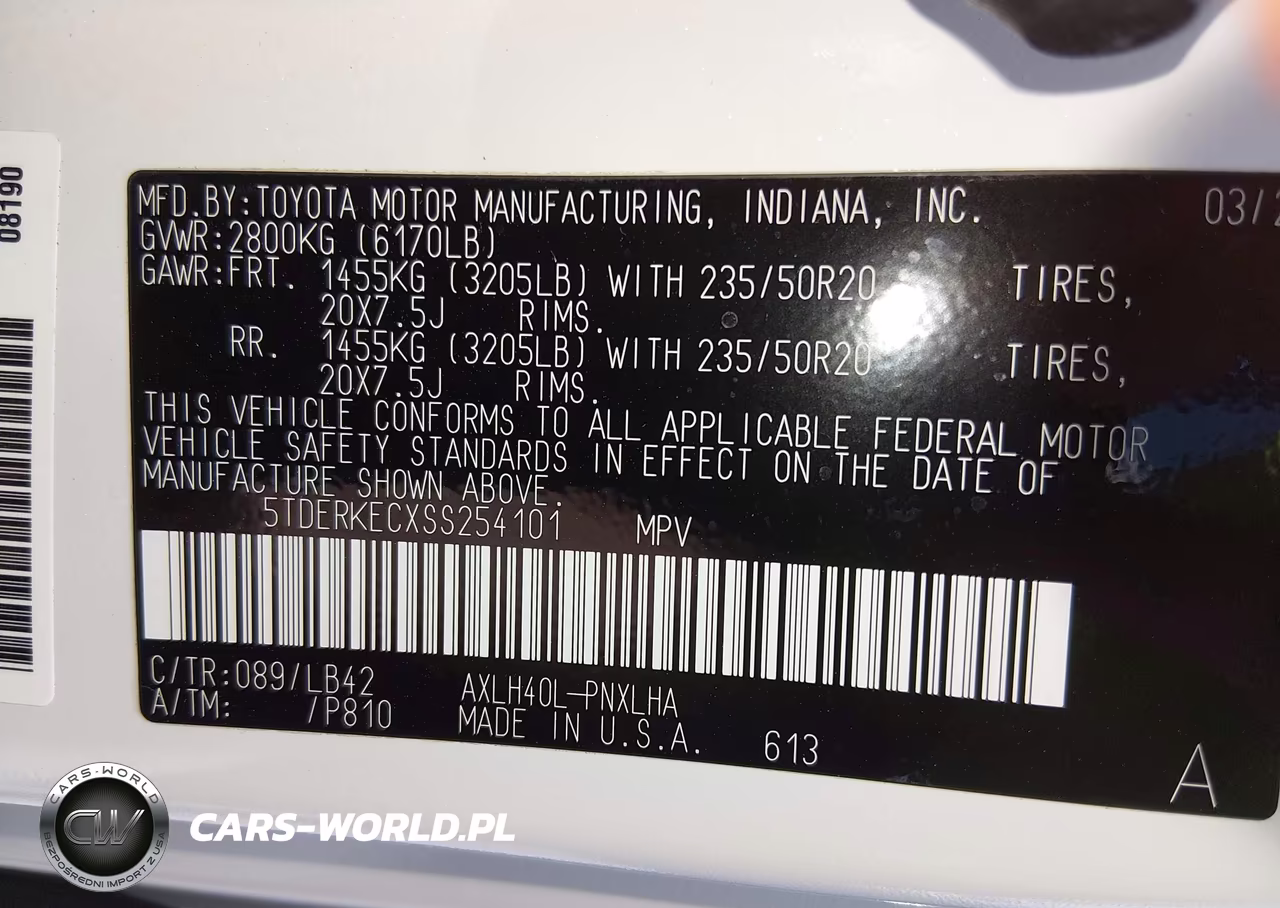 2025 Toyota Sienna Platinum VIN:5TDERKECXSS254101 - 9