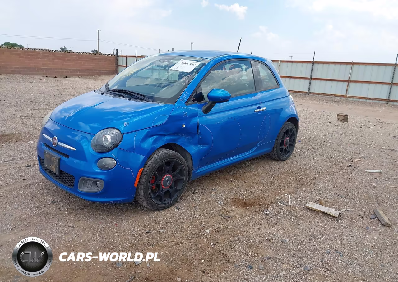 2015 Fiat 500 Sport VIN:3C3CFFBR1FT663331 - 2