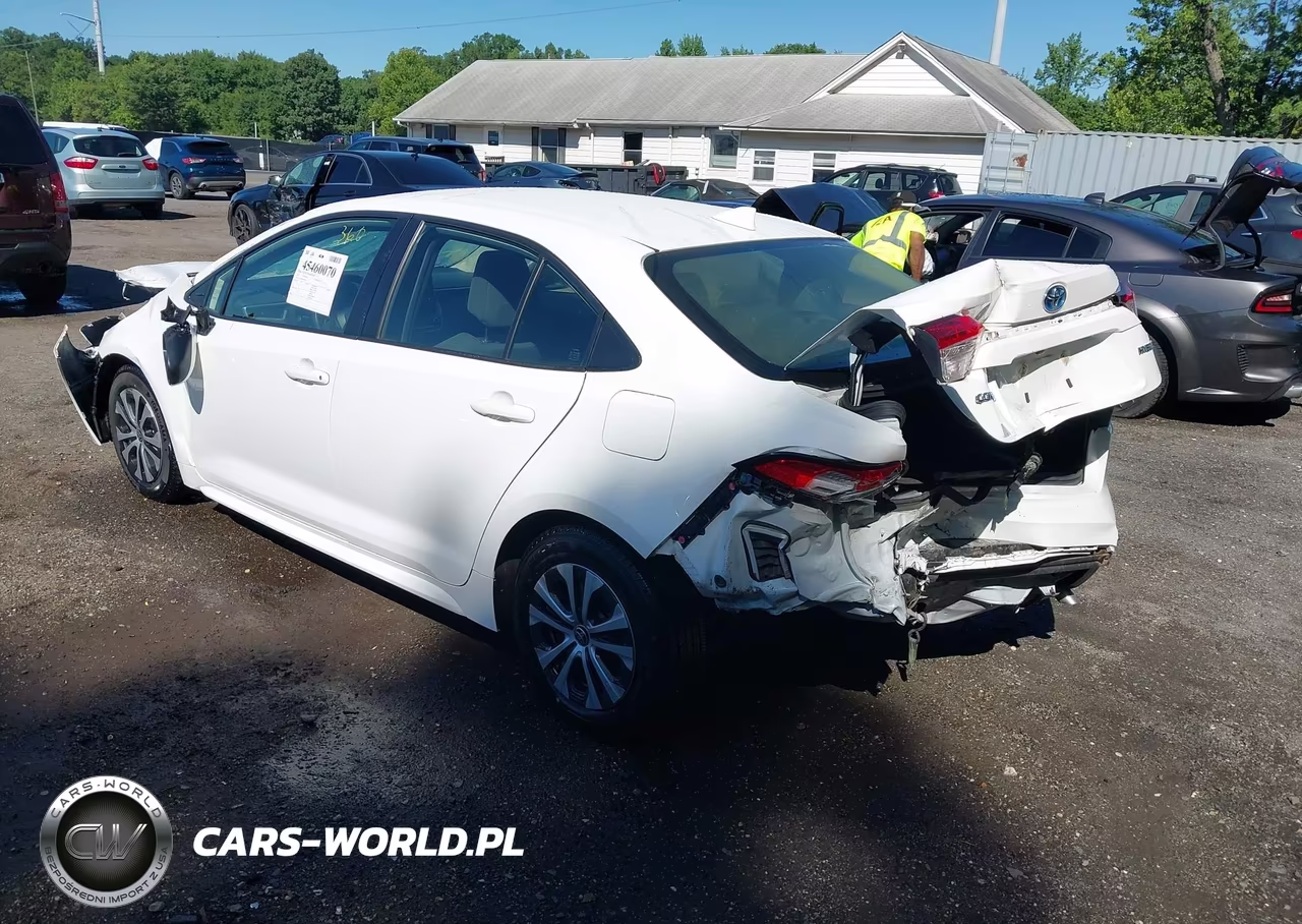 2022 Toyota Corolla Hybrid Le VIN:JTDEAMDE6N3002356 - 3
