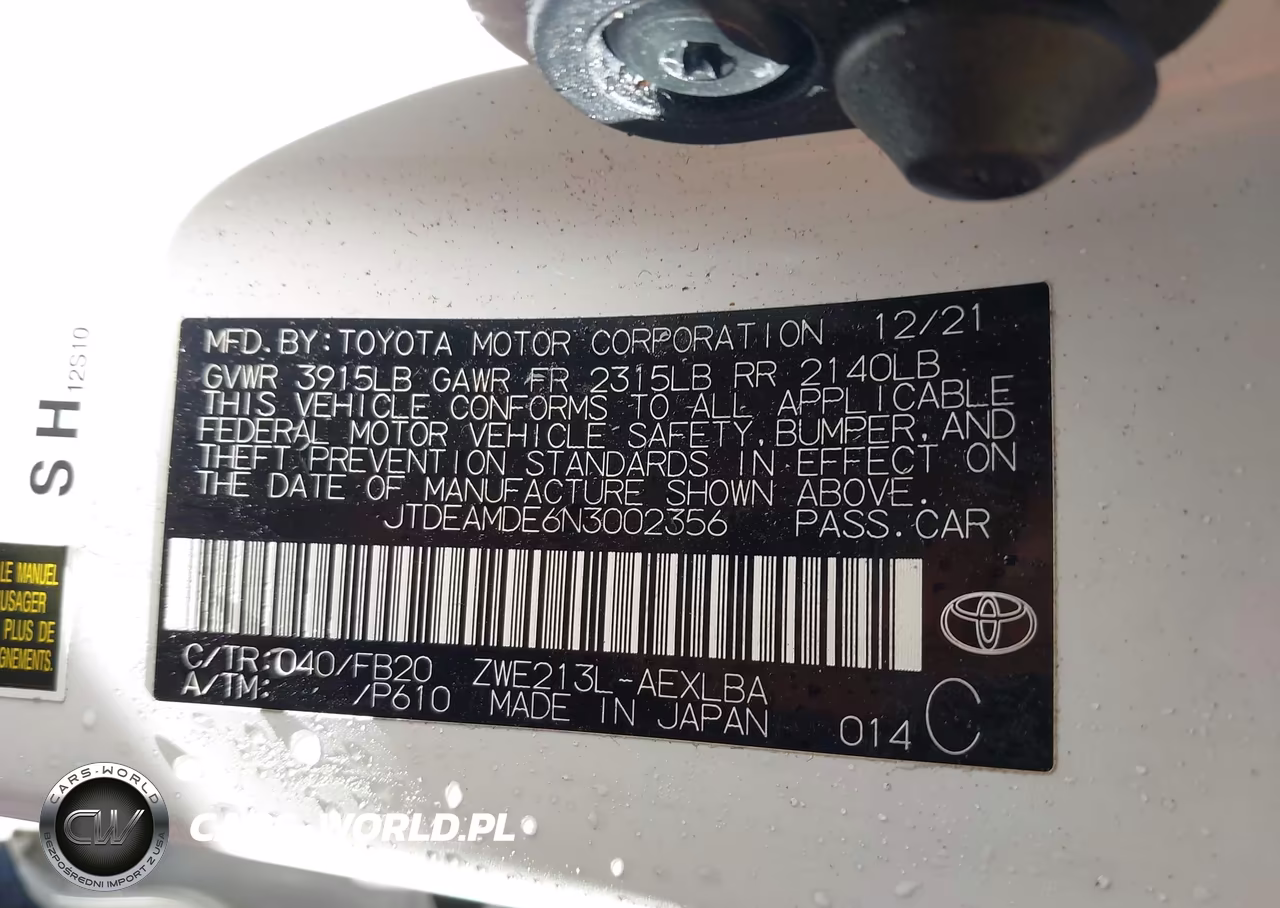 2022 Toyota Corolla Hybrid Le VIN:JTDEAMDE6N3002356 - 9