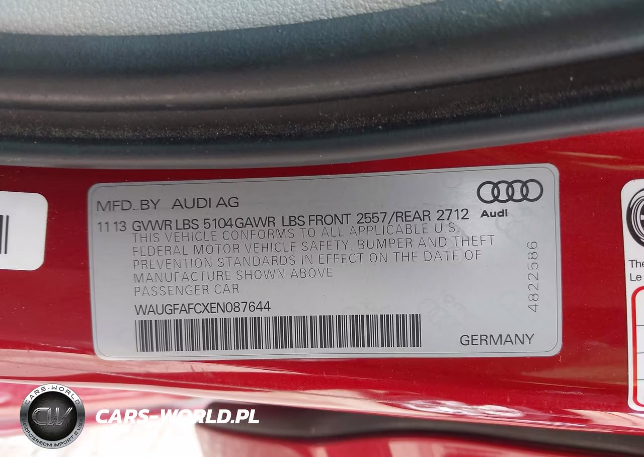 2014 Audi A6 2.0T Premium VIN:WAUGFAFCXEN087644 - 9