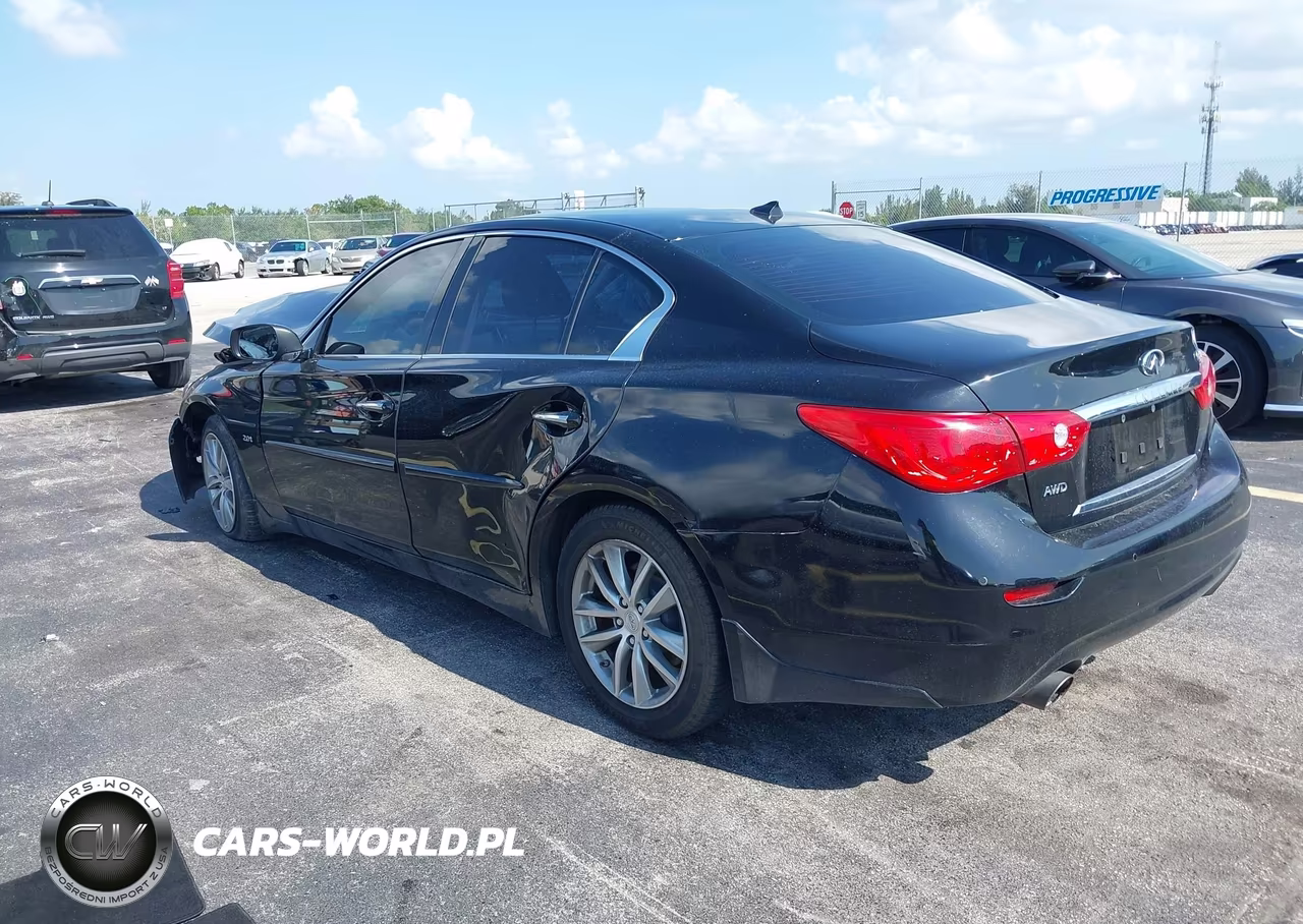 2016 Infiniti Q50 2.0T Premium VIN:JN1CV7AR1GM253063 - 3
