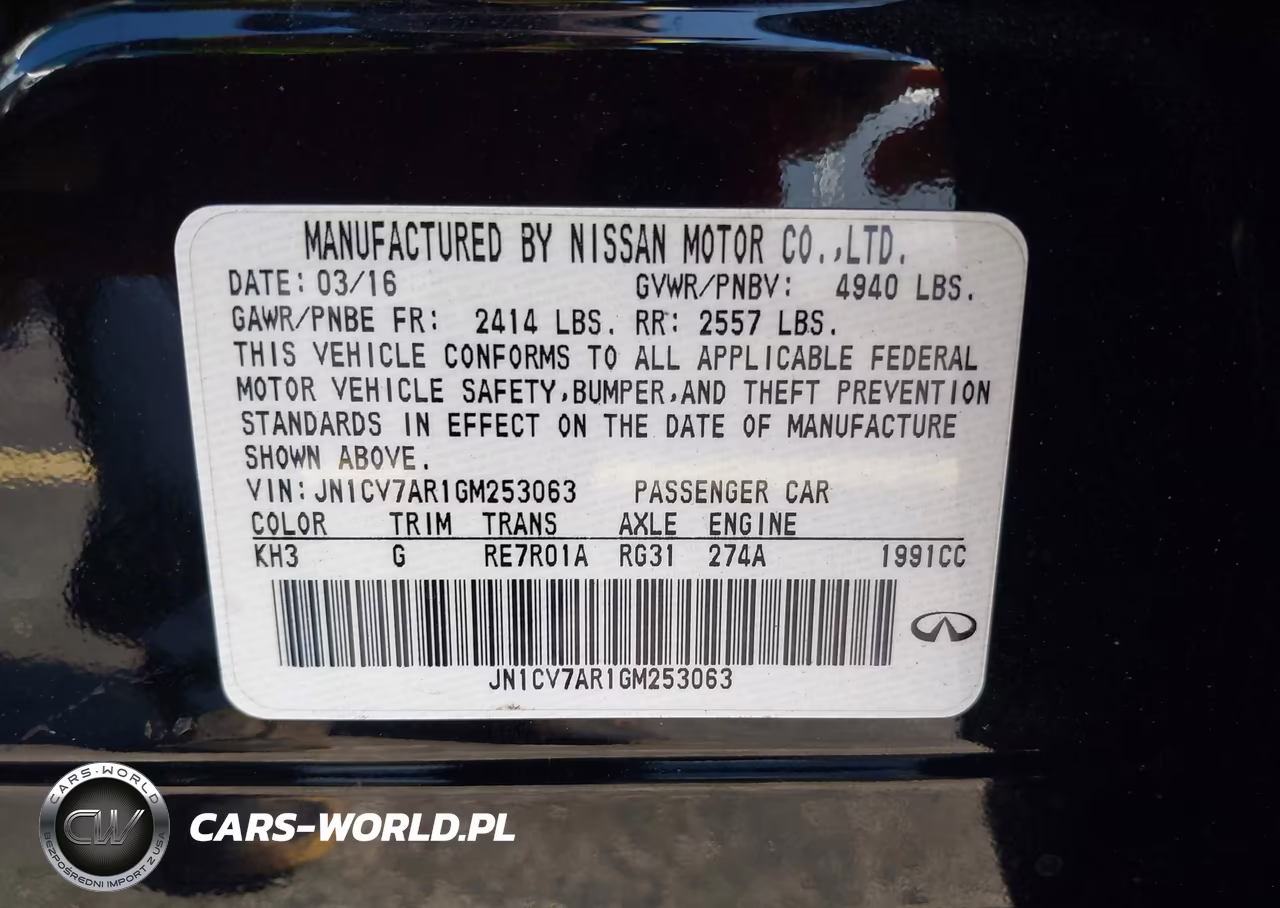 2016 Infiniti Q50 2.0T Premium VIN:JN1CV7AR1GM253063 - 9