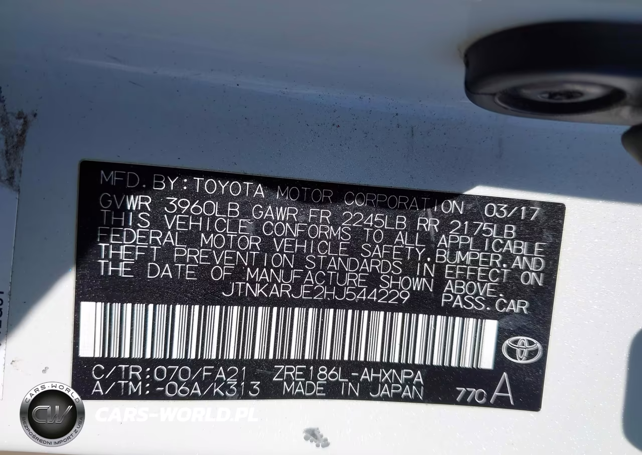 2017 Toyota Corolla Im VIN:JTNKARJE2HJ544229 - 9