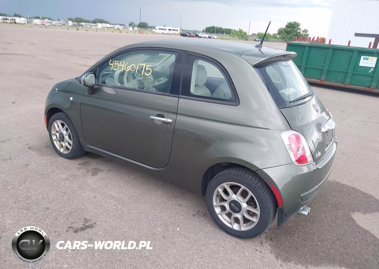 2013 Fiat 500 Pop VIN:3C3CFFAR2DT745647 - 3