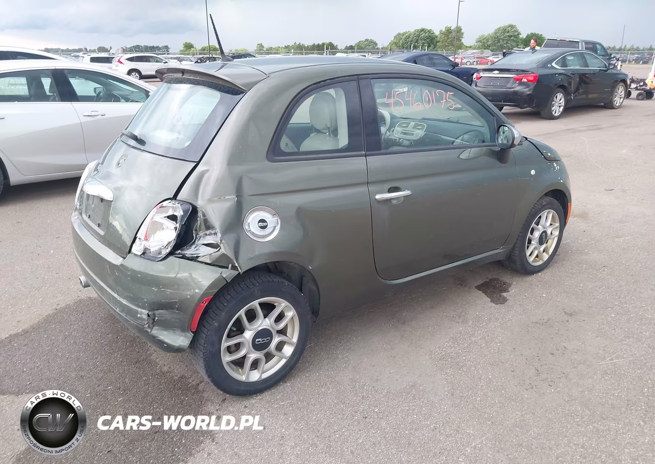 2013 Fiat 500 Pop VIN:3C3CFFAR2DT745647 - 4
