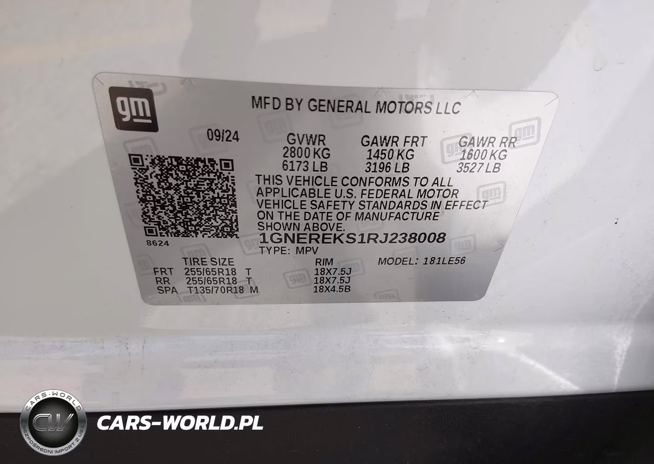 2024 Chevrolet Traverse Fwd Ls VIN:1GNEREKS1RJ238008 - 9