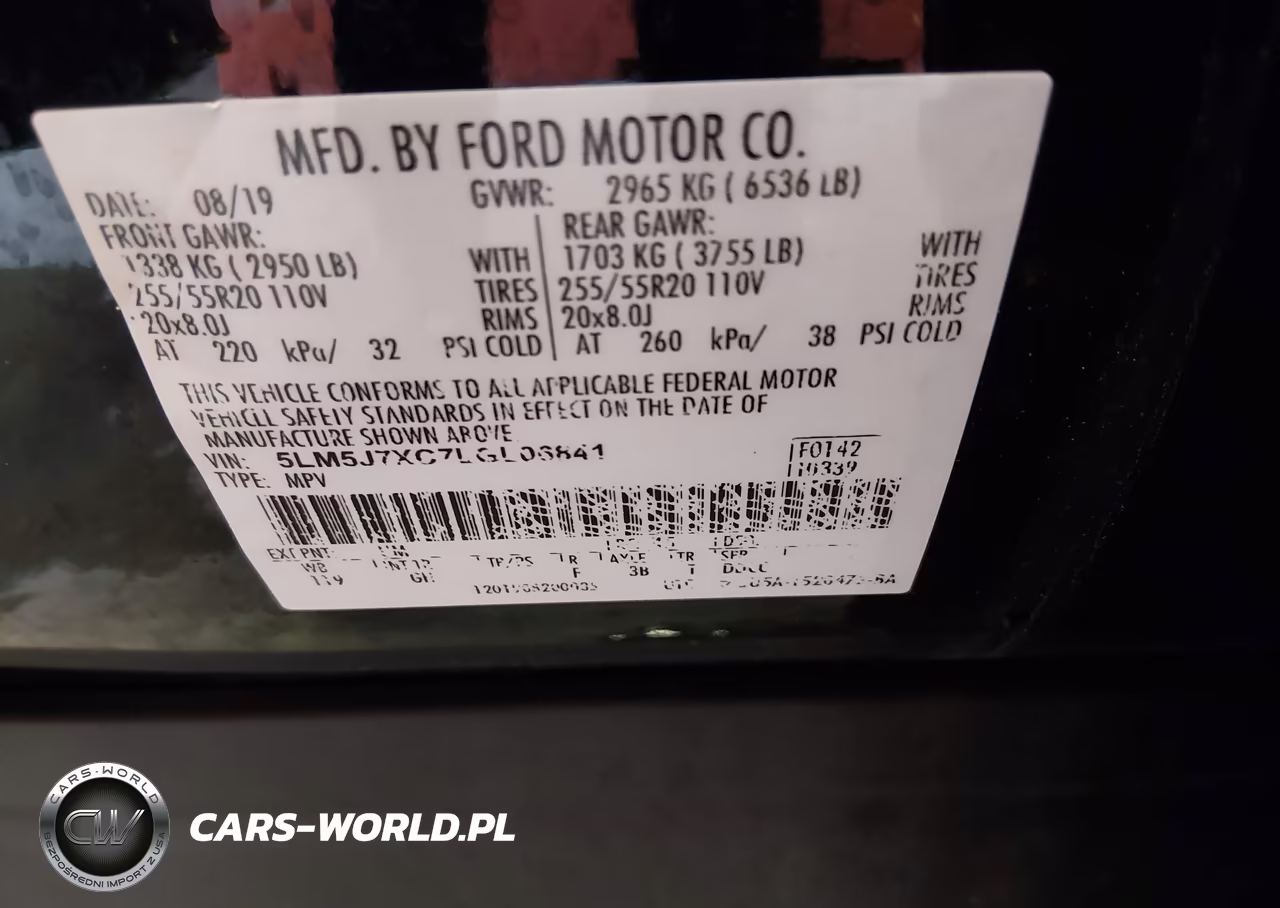 2020 Lincoln Aviator Reserve VIN:5LM5J7XC7LGL06841 - 9