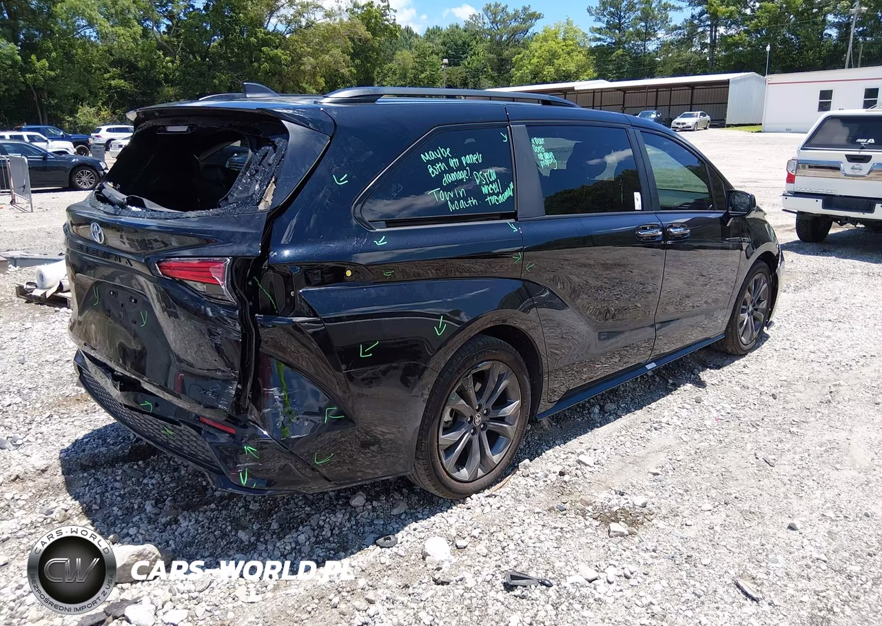 2025 Toyota Sienna Xse VIN:5TDXRKEC7SS252542 - 4
