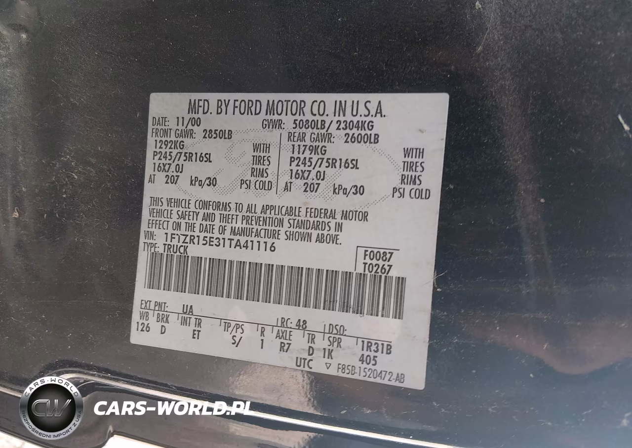 2001 Ford Ranger Edge-Xlt VIN:1FTZR15E31TA41116 - 9