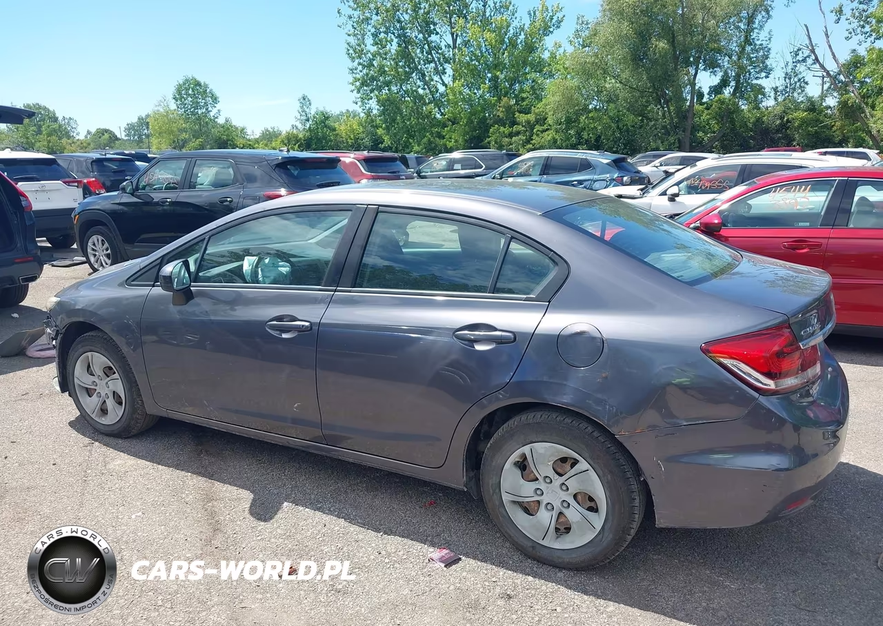 2014 Honda Civic Lx VIN:2HGFB2F59EH540695 - 15