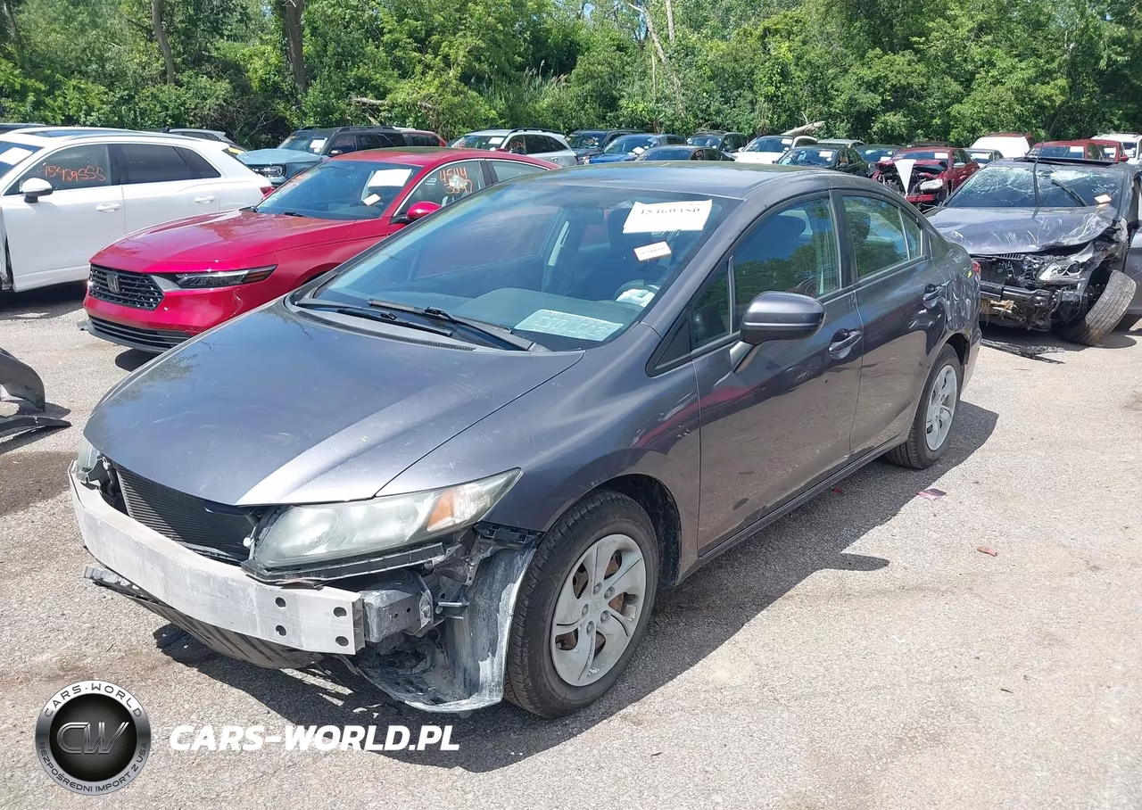 2014 Honda Civic Lx VIN:2HGFB2F59EH540695 - 2