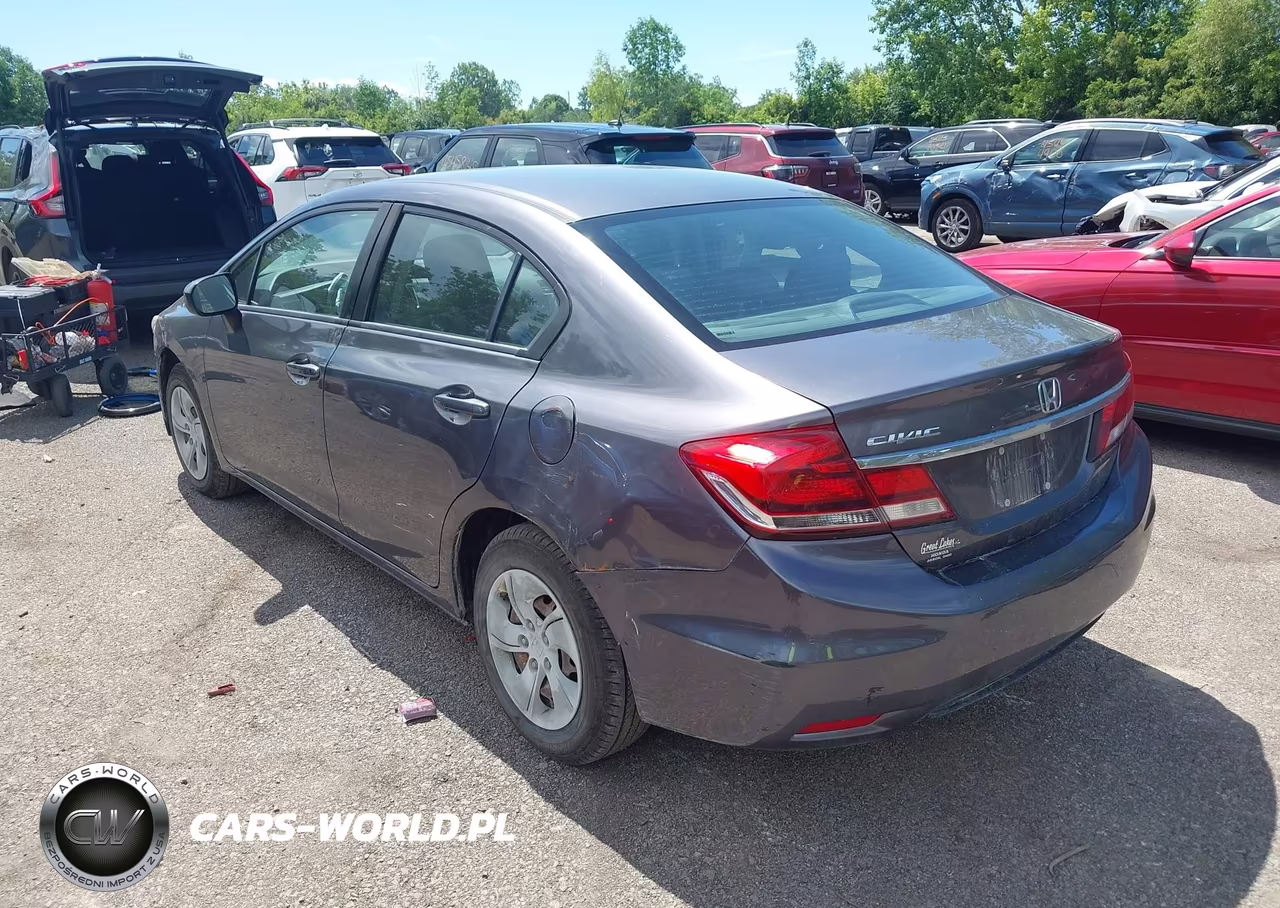2014 Honda Civic Lx VIN:2HGFB2F59EH540695 - 3