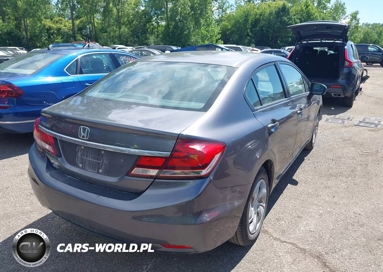 2014 Honda Civic Lx VIN:2HGFB2F59EH540695 - 4