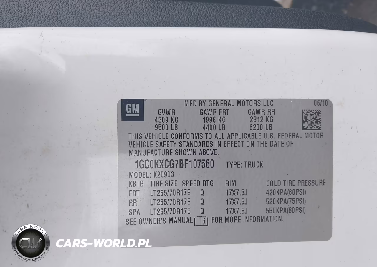2011 Chevrolet Silverado 2500Hd Lt VIN:1GC0KXCG7BF107560 - 9