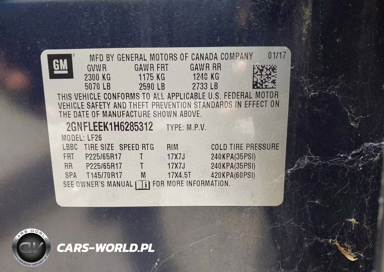 2017 Chevrolet Equinox Ls VIN:2GNFLEEK1H6285312 - 9