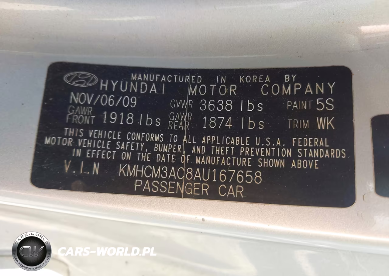 2010 Hyundai Accent Gs VIN:KMHCM3AC8AU167658 - 9