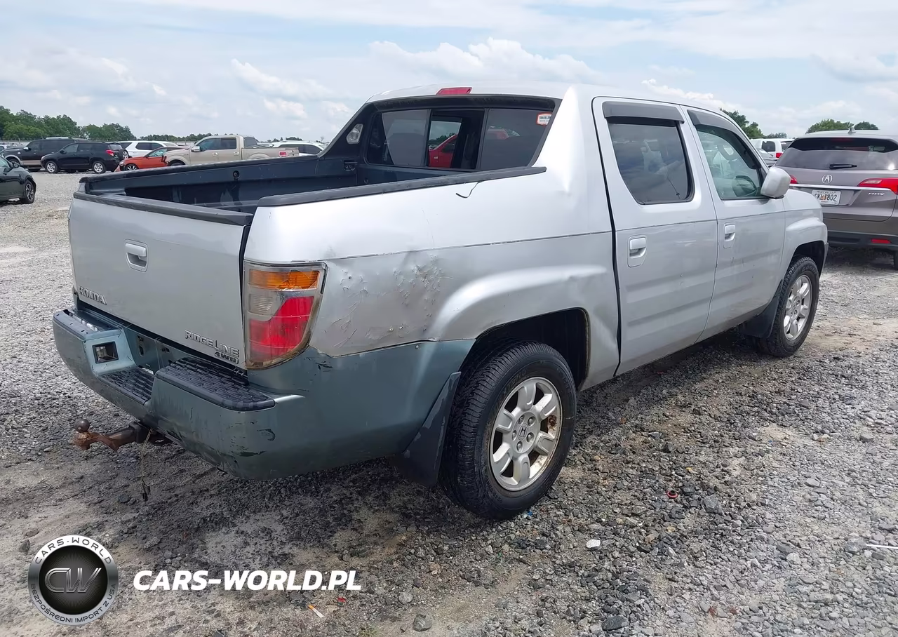 2007 Honda Ridgeline Rts VIN:2HJYK16447H519261 - 4