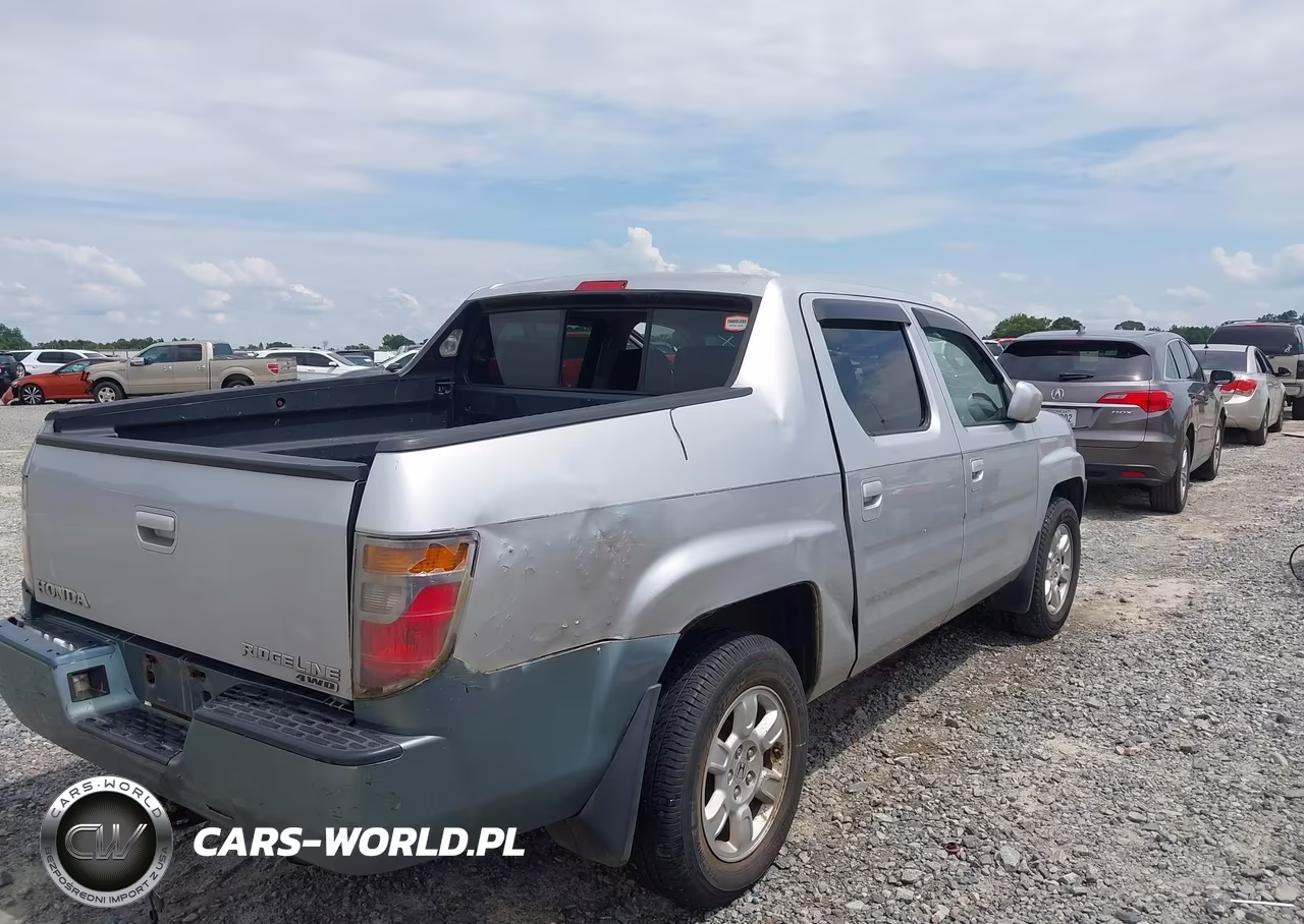 2007 Honda Ridgeline Rts VIN:2HJYK16447H519261 - 6