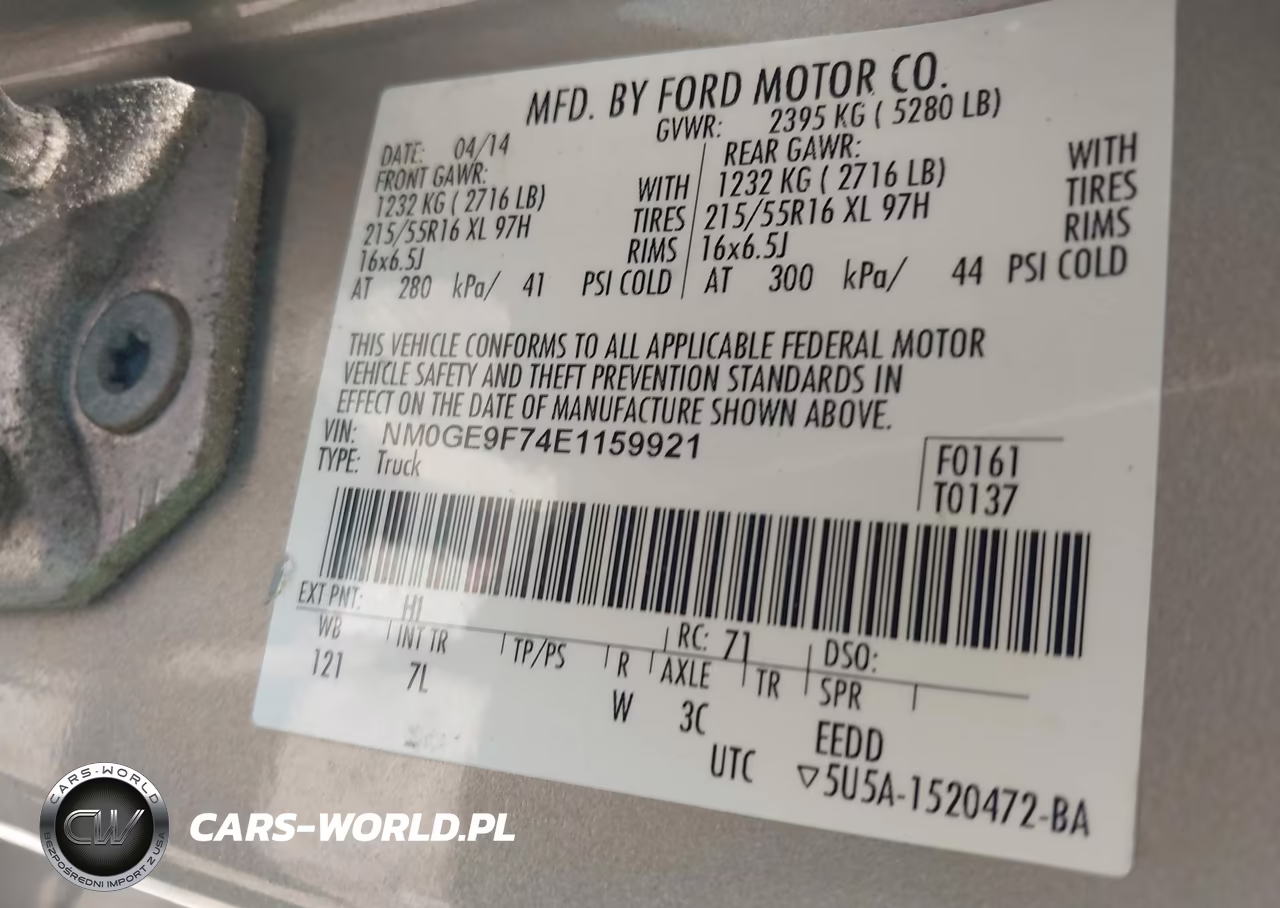 2014 Ford Transit Connect Xlt VIN:NM0GE9F74E1159921 - 9