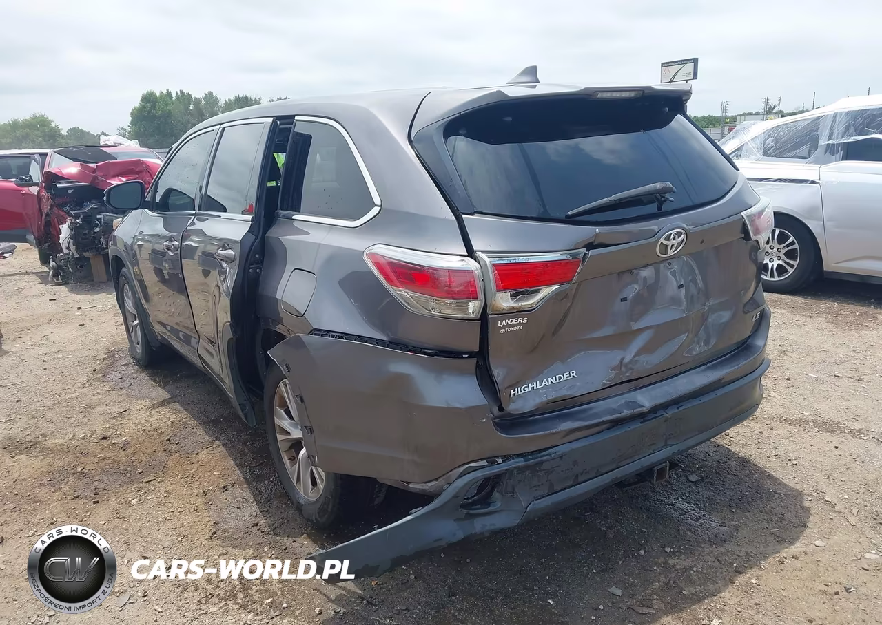 2015 Toyota Highlander Le Plus V6 VIN:5TDZKRFH3FS086817 - 6