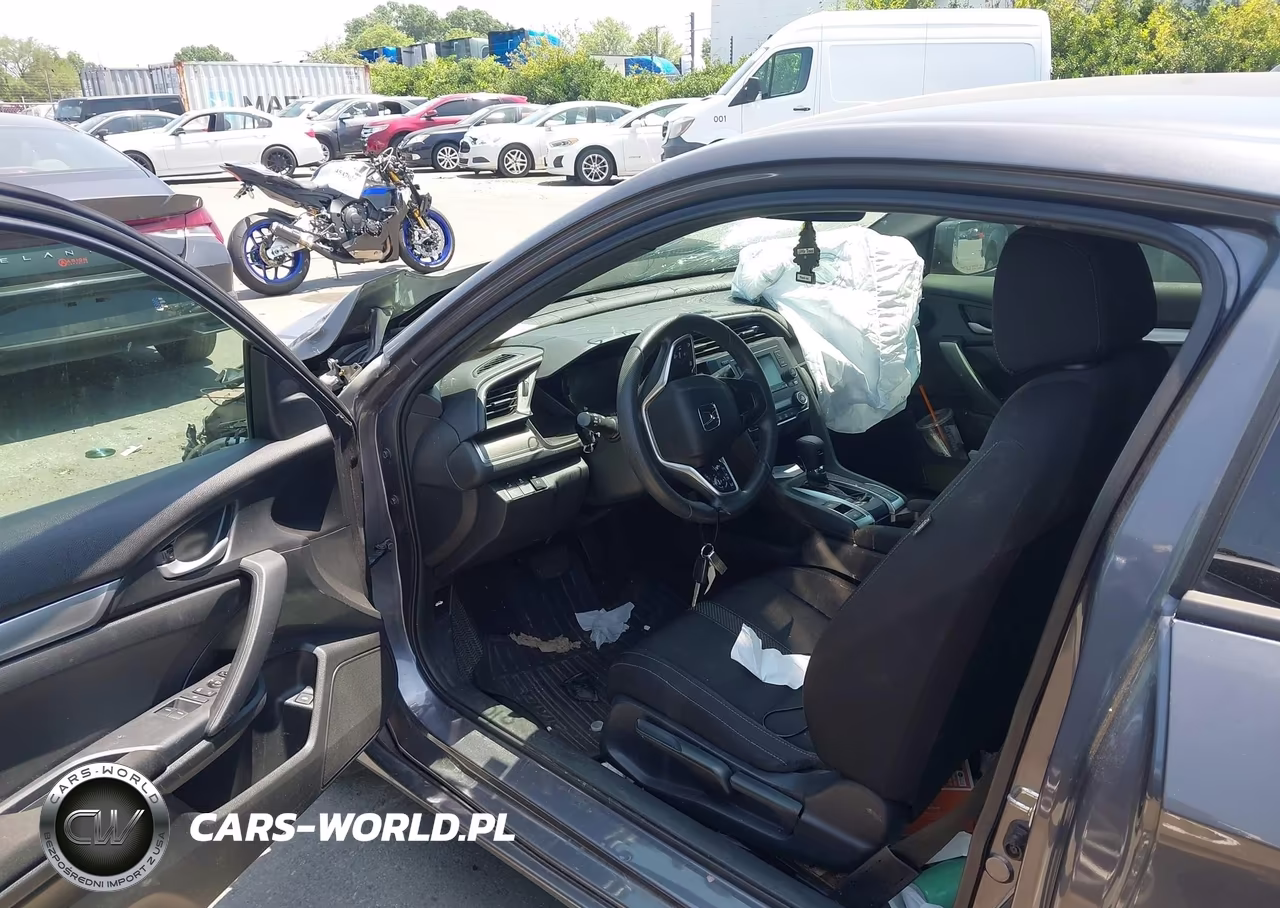 2019 Honda Civic Lx VIN:2HGFC4B62KH301010 - 5