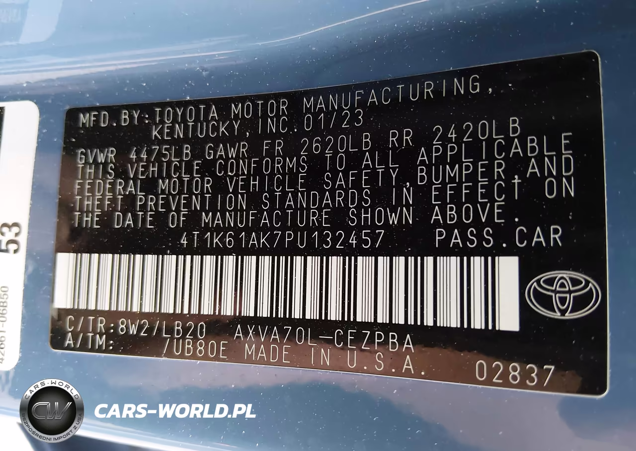 2023 Toyota Camry Xse VIN:4T1K61AK7PU132457 - 9