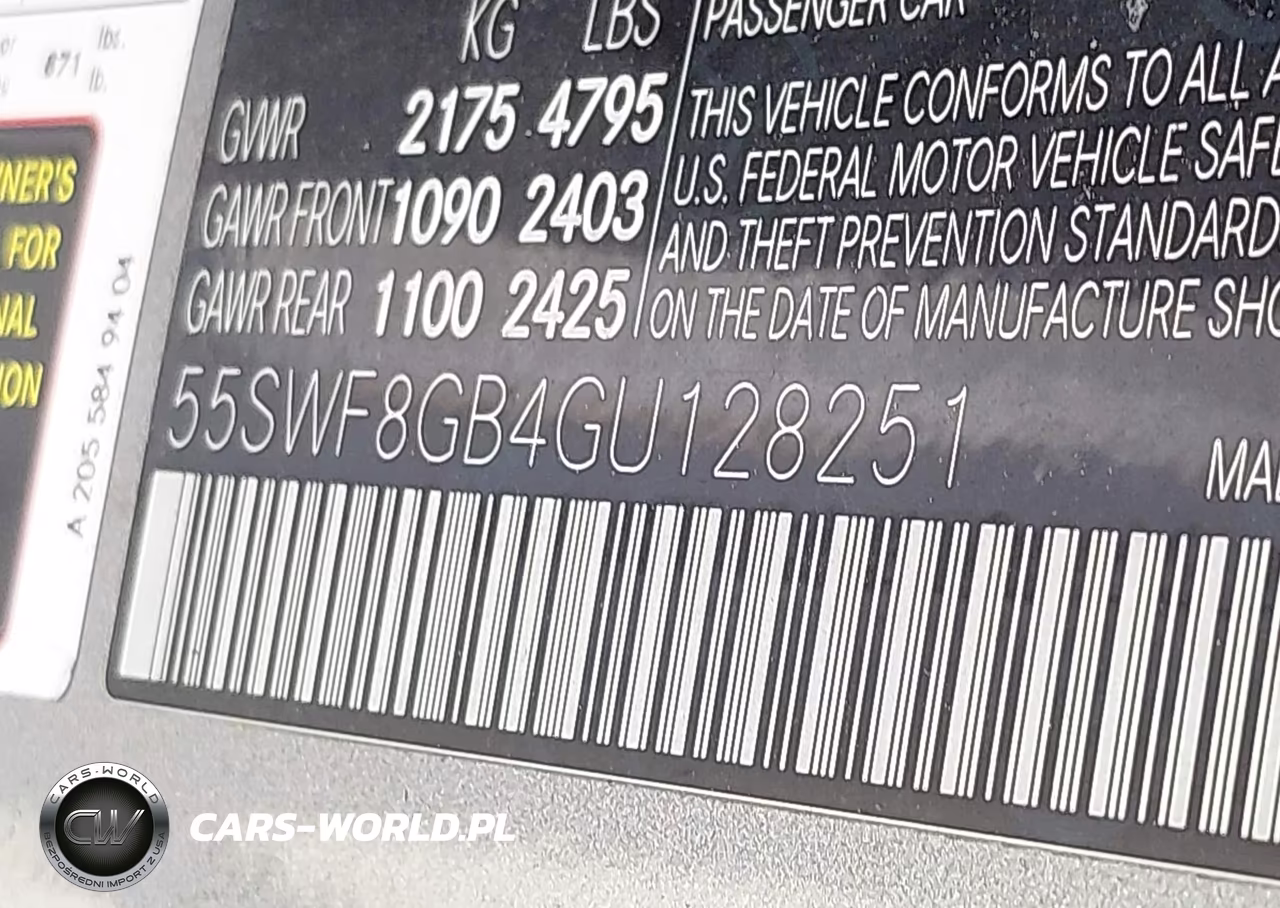 2016 Mercedes-Benz Amg C 63 VIN:55SWF8GB4GU128251 - 9
