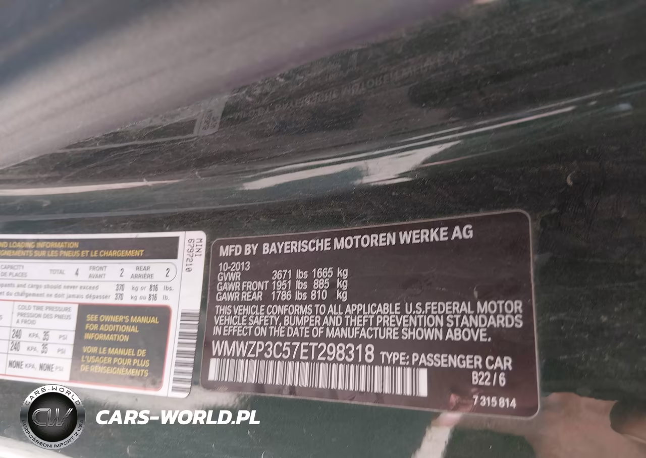 2014 Mini Convertible Cooper S VIN:WMWZP3C57ET298318 - 9