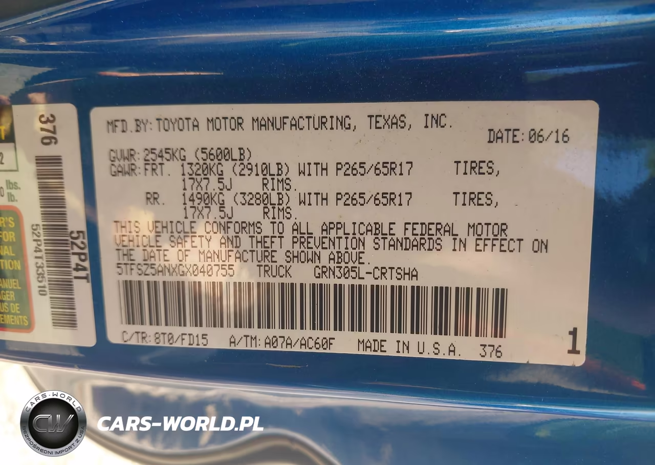 2016 Toyota Tacoma Trd Sport VIN:5TFSZ5ANXGX040755 - 9