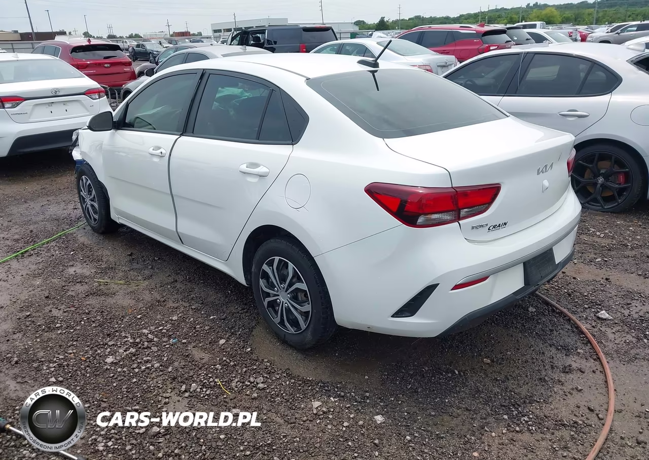 2022 Kia Rio Lx VIN:3KPA24AD8NE509842 - 3