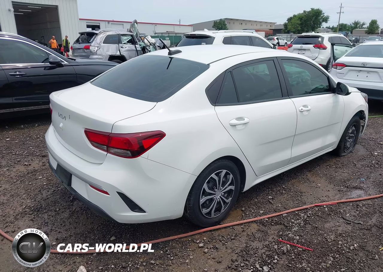2022 Kia Rio Lx VIN:3KPA24AD8NE509842 - 4