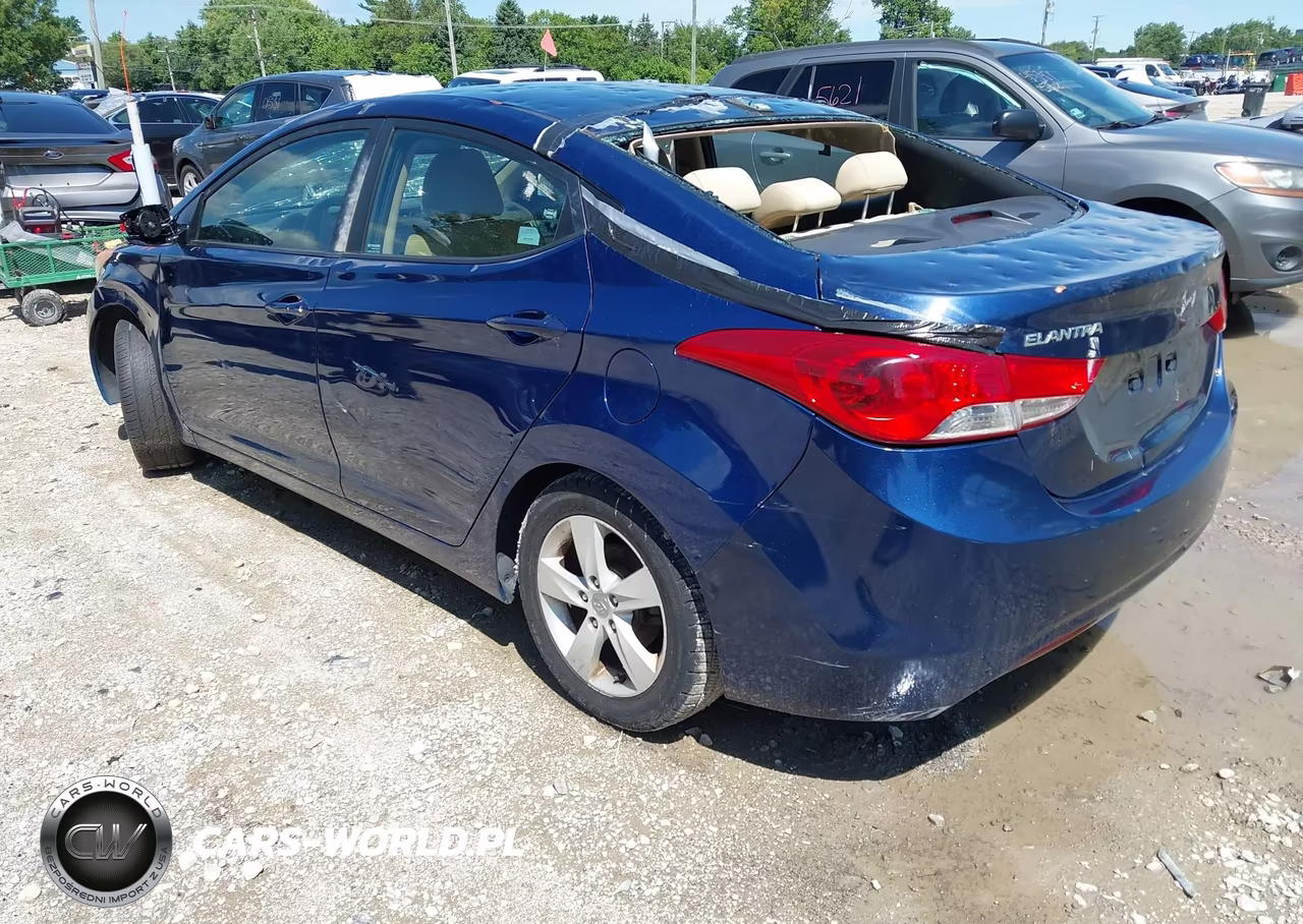 2013 Hyundai Elantra Gls VIN:KMHDH4AEXDU563756 - 3