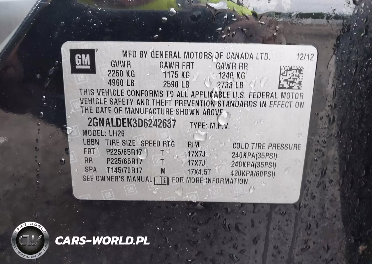 2013 Chevrolet Equinox 1Lt VIN:2GNALDEK3D6242637 - 9