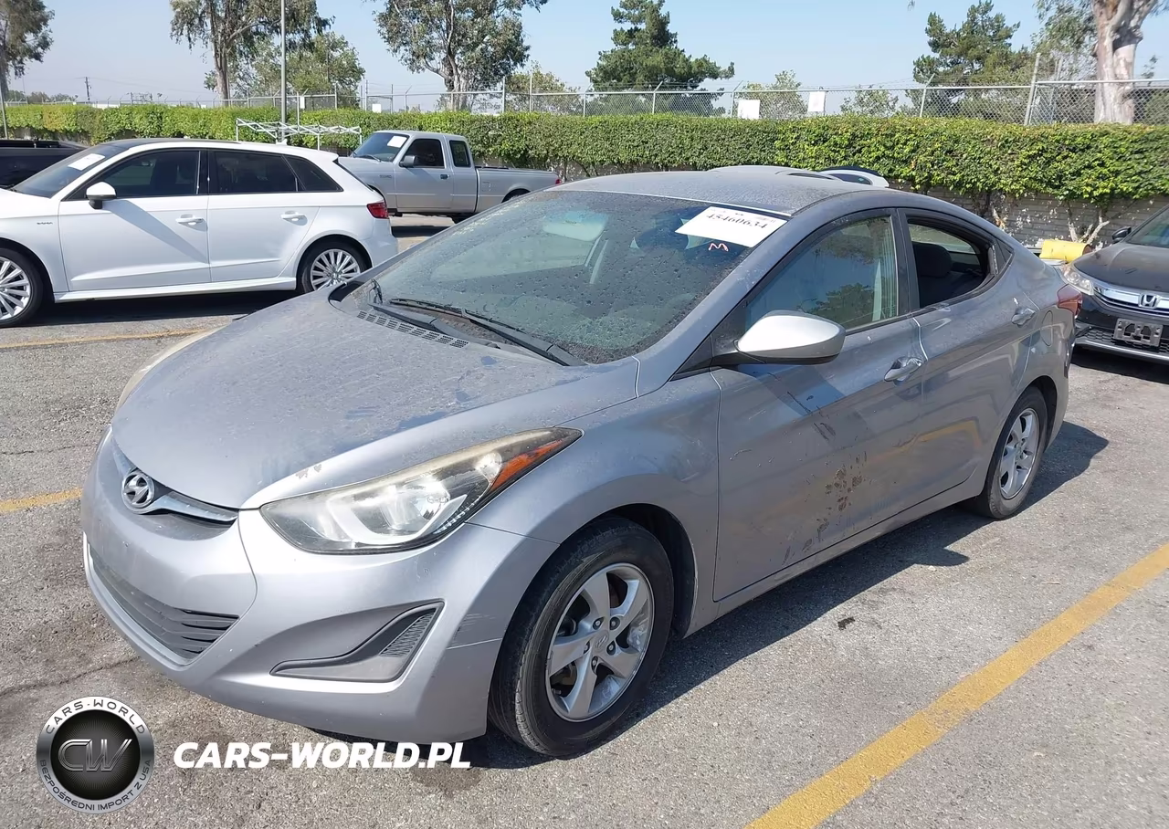2015 Hyundai Elantra Se VIN:5NPDH4AE4FH624407 - 2