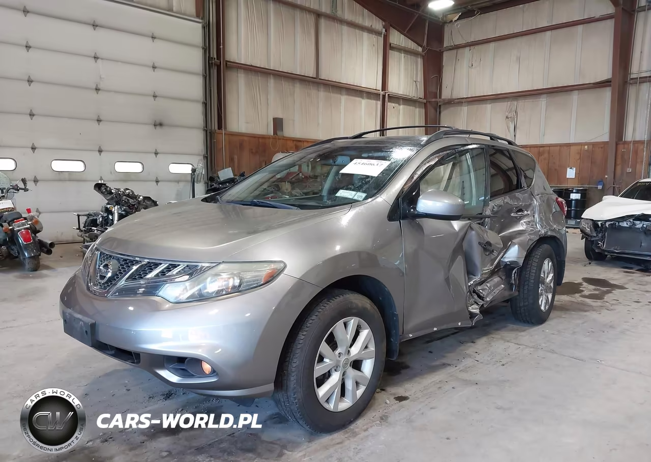 2011 Nissan Murano Sl VIN:JN8AZ1MW7BW185697 - 2
