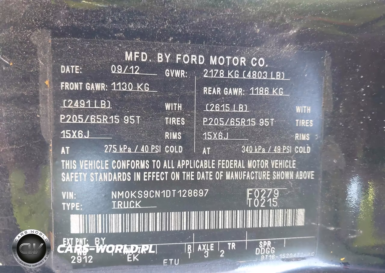 2013 Ford Transit Connect Xlt Premium VIN:NM0KS9CN1DT128697 - 9