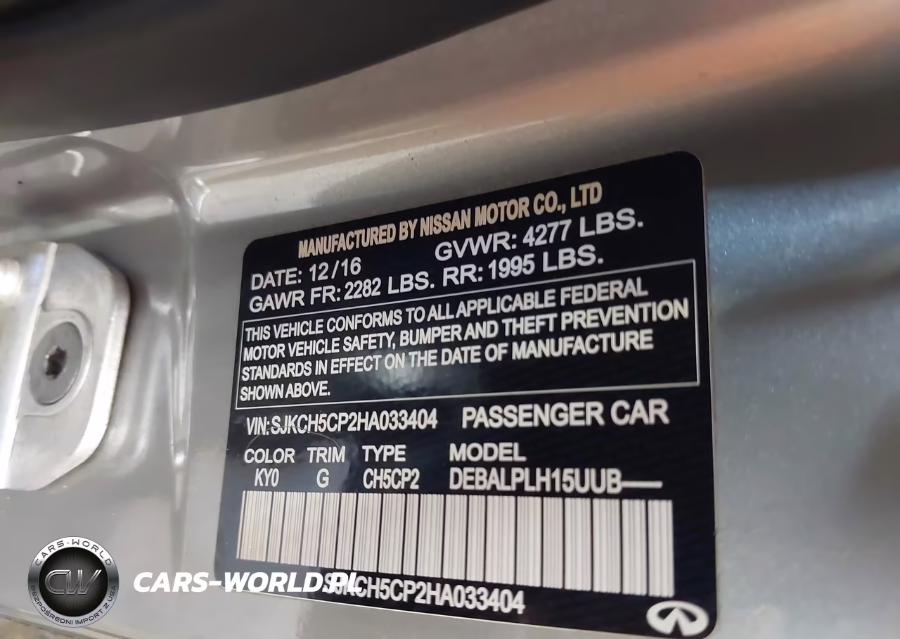 2017 Infiniti Qx30 VIN:SJKCH5CP2HA033404 - 9