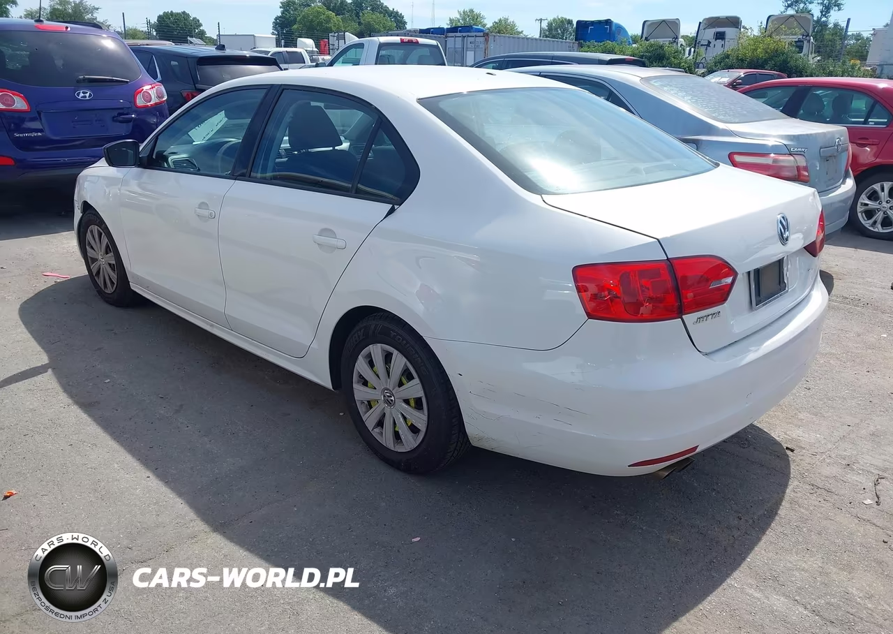 2014 Volkswagen Jetta 2.0L S VIN:3VW2K7AJ0EM216242 - 3