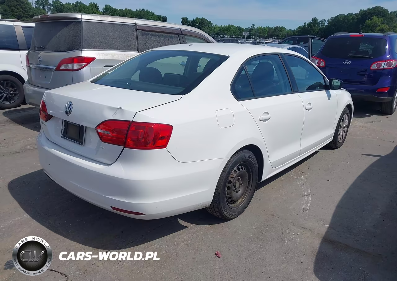 2014 Volkswagen Jetta 2.0L S VIN:3VW2K7AJ0EM216242 - 4