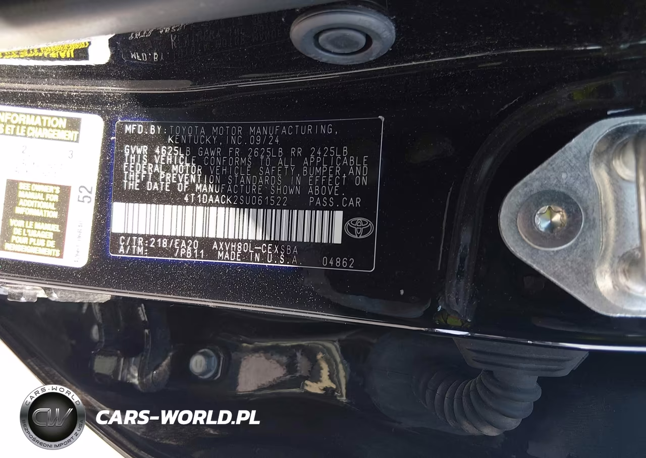 2025 Toyota Camry Xse VIN:4T1DAACK2SU061522 - 9