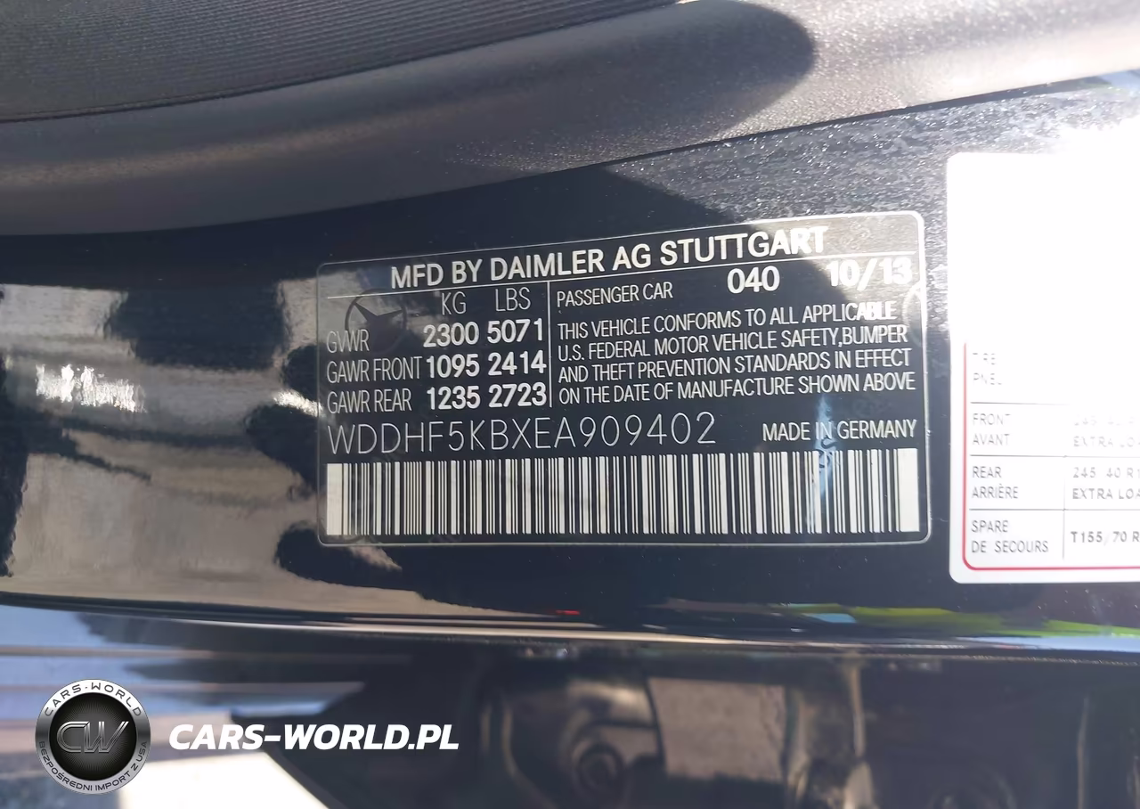 2014 Mercedes-Benz E 350 VIN:WDDHF5KBXEA909402 - 9