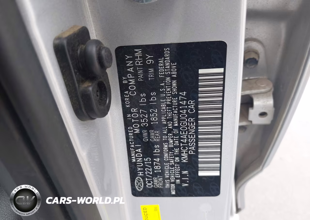 2016 Hyundai Accent Se VIN:KMHCT4AE0GU041474 - 9