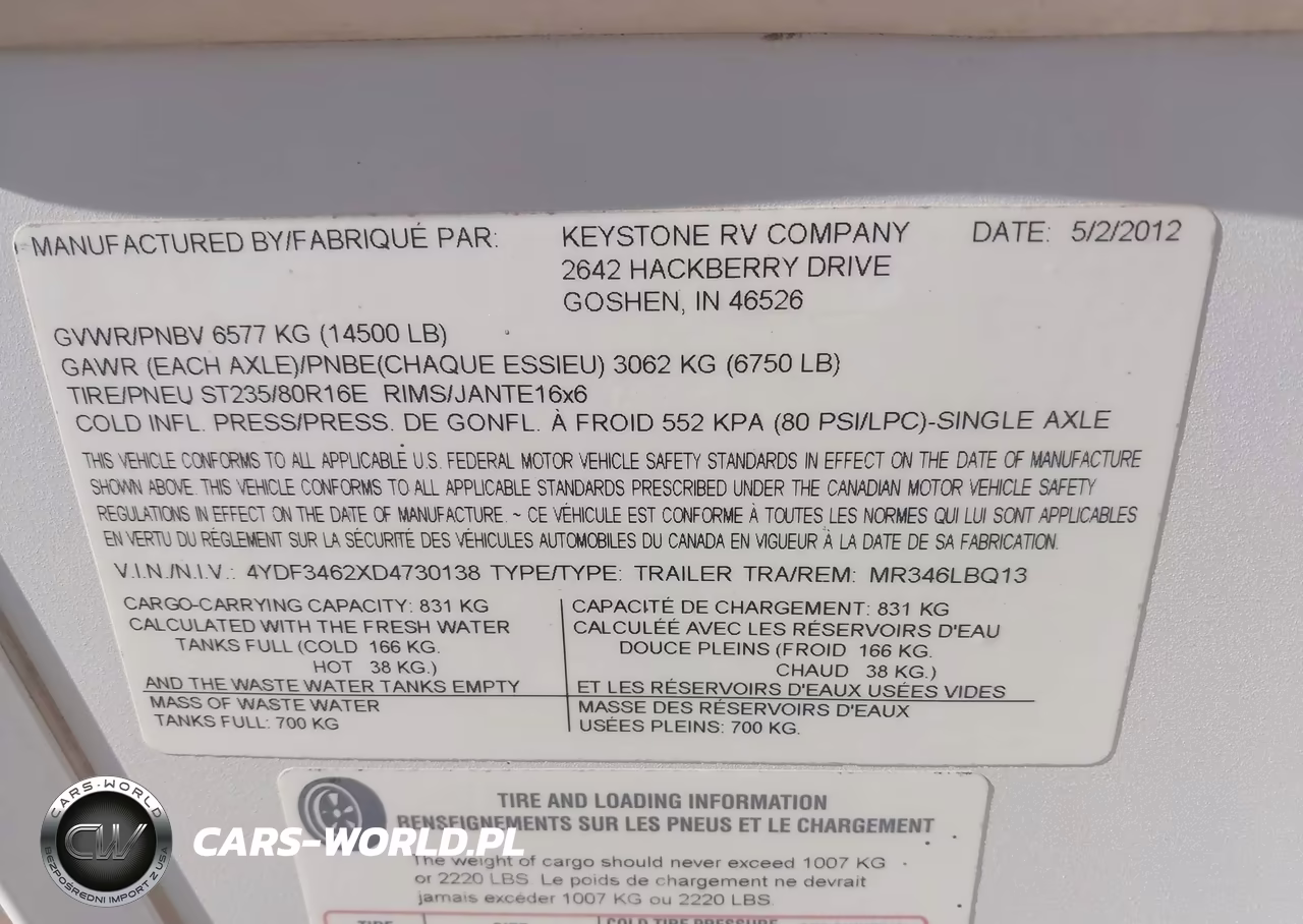 2013 Keystone Mountaineer 39' 5Th Wheel VIN:4YDF3462XD4730138 - 9